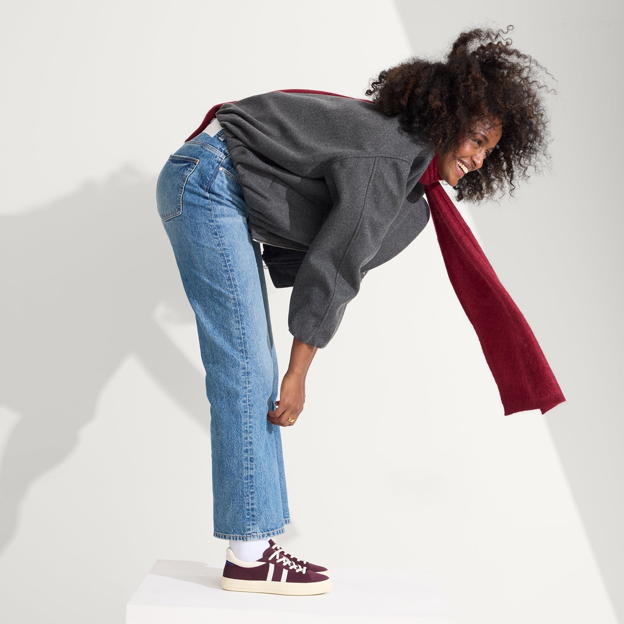 The Women's RS02 Sneaker - Burgundy Blitz - Image 2