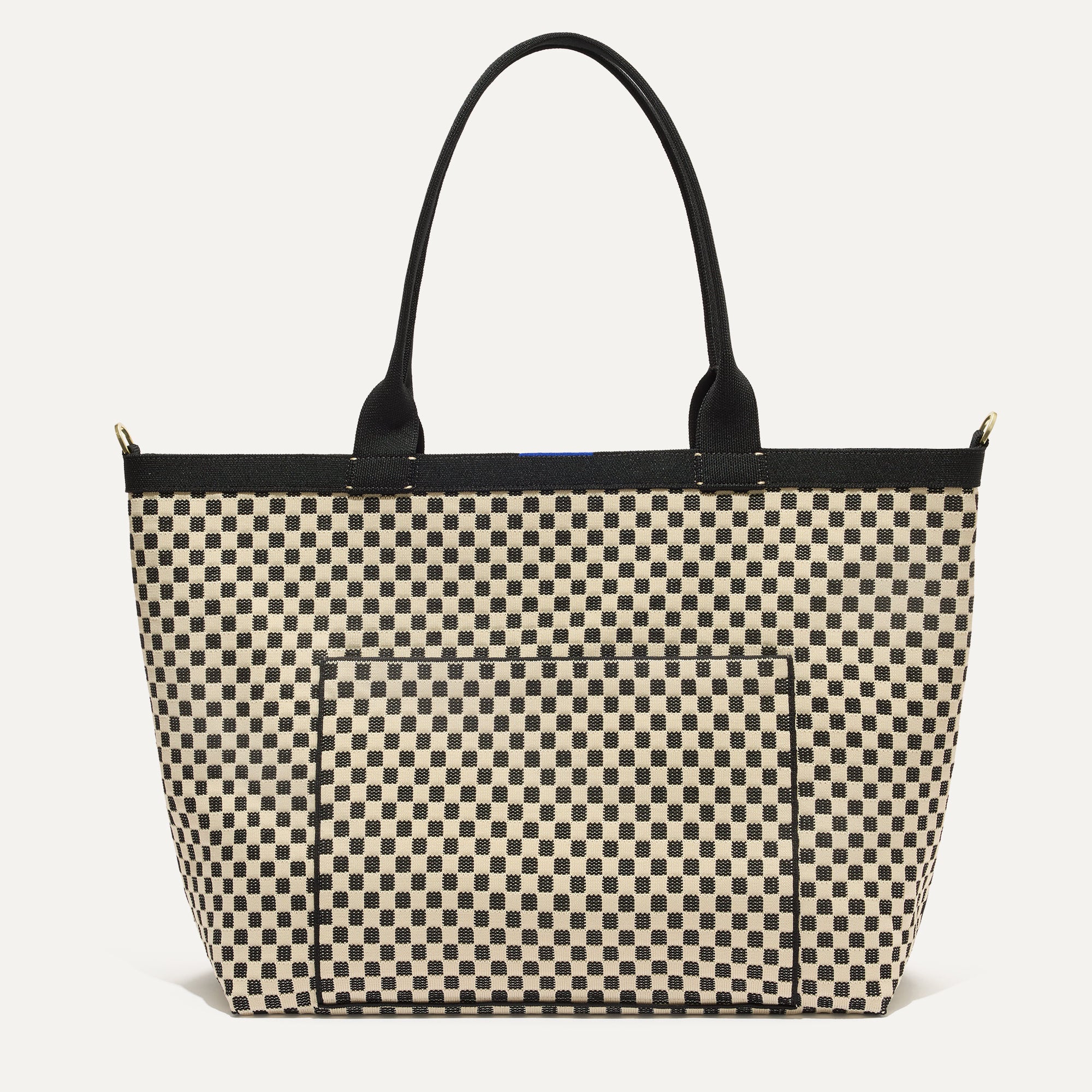 The Zip Travel Tote - Tuxedo Midi Check