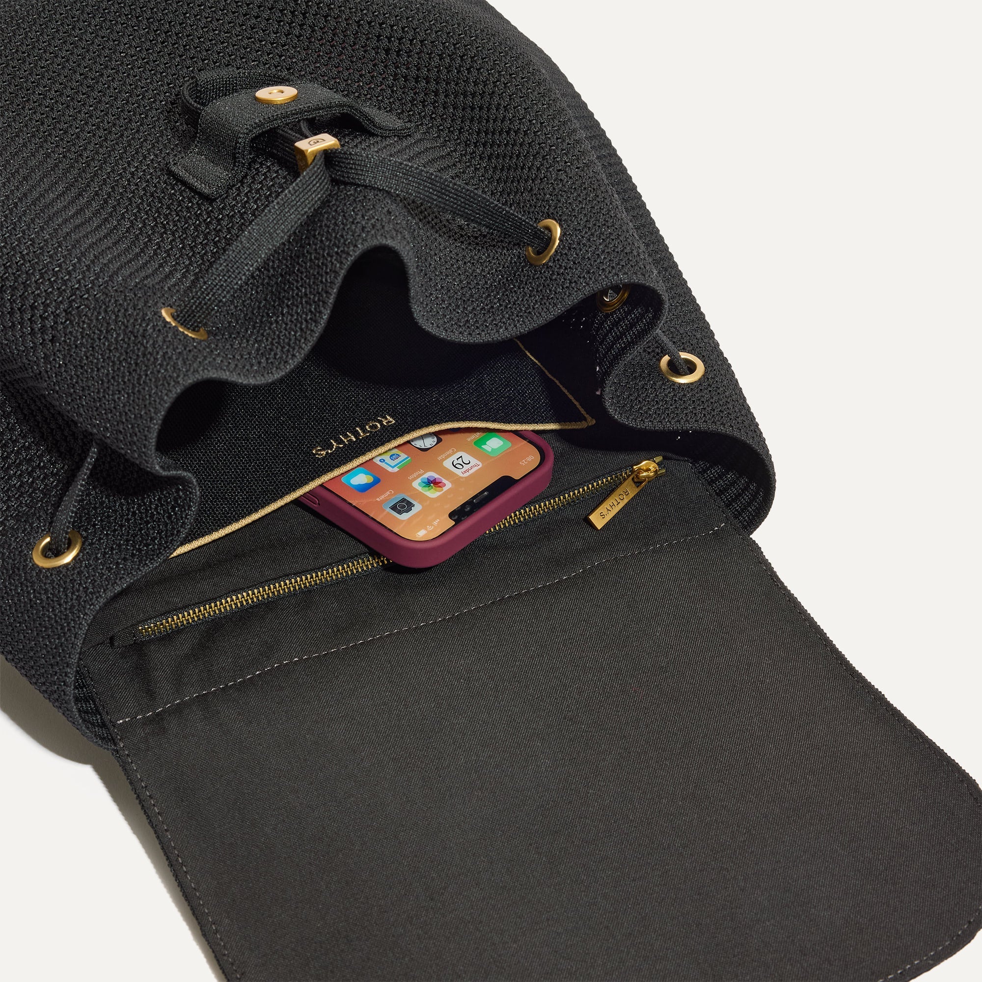 The Cinch Backpack - Black - Image 7