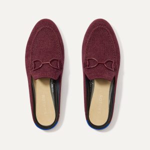 The ReVelvet? Double Bit Loafer Mule - ReVelvet??Syrah
