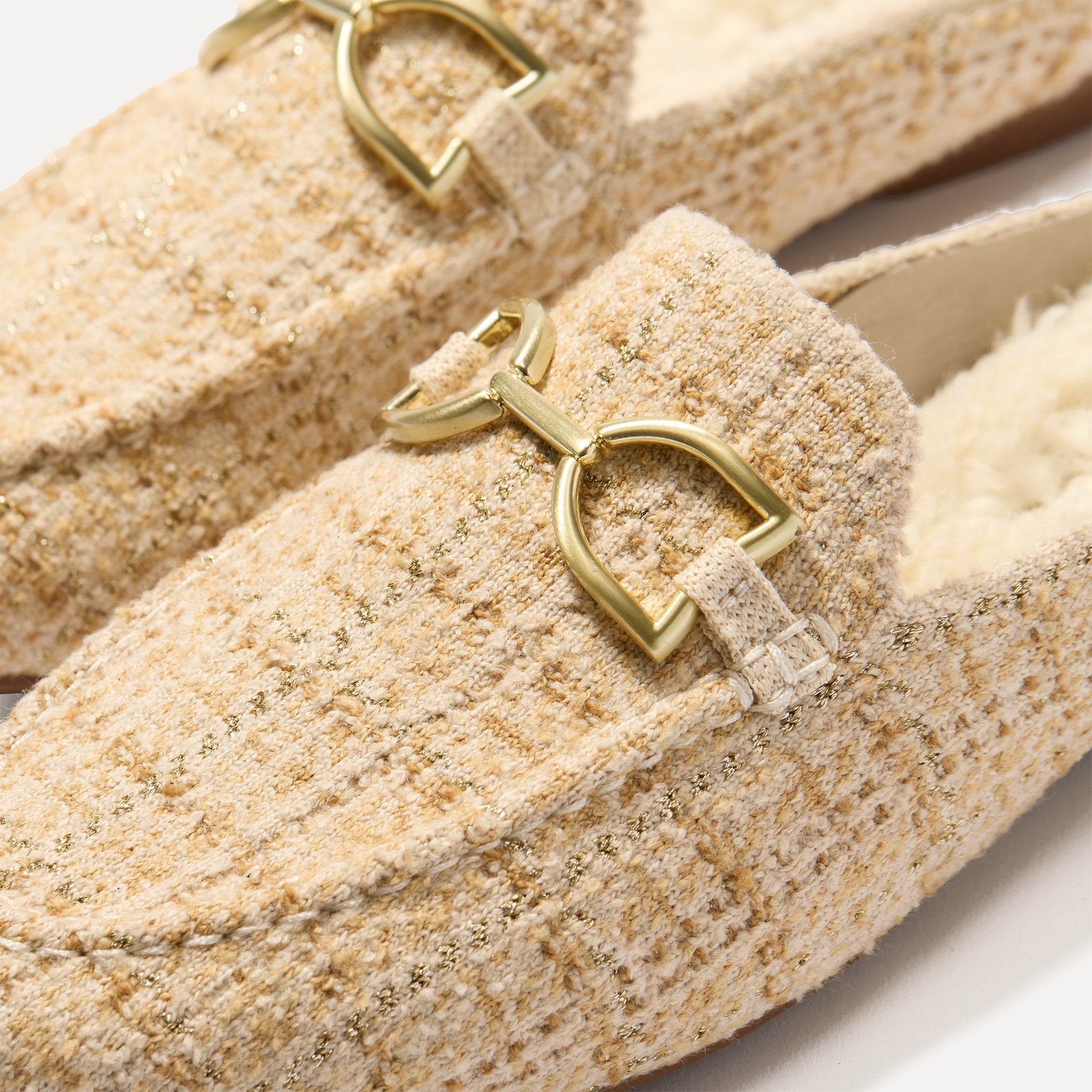 The Cozy Bit Loafer Mule - Moonlit Tweed - Image 2